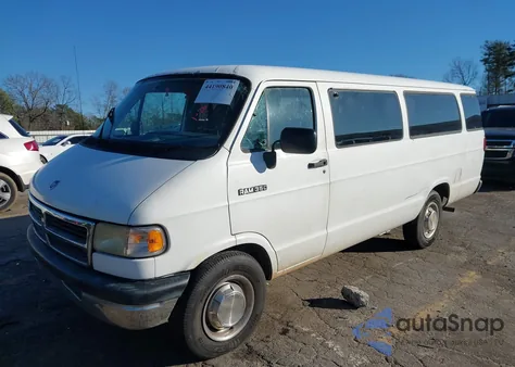 1994 Dodge Ram Wagon B350 z USA, uszkodzony, nr VIN 2B5WB35Z6RK538588